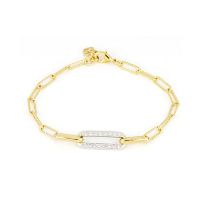 Diamante - Large Pavé Link Bracelet