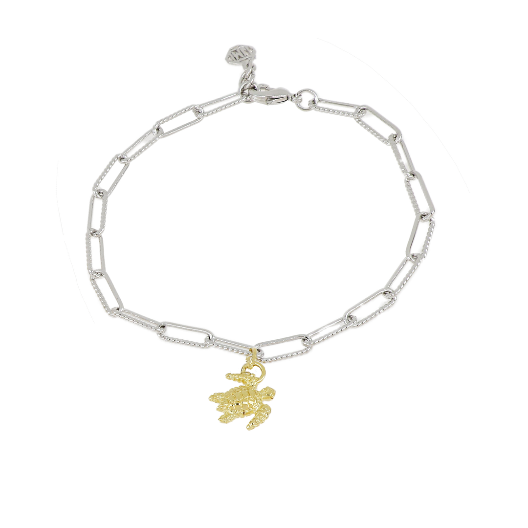 Diamante - Turtle Charm Bracelet