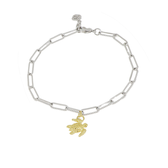 Diamante - Turtle Charm Bracelet