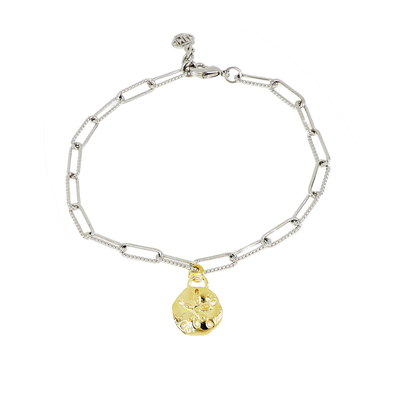 Diamante - Sand Dollar Charm Bracelet