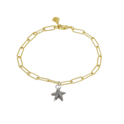 Diamante - Starfish Charm Bracelet