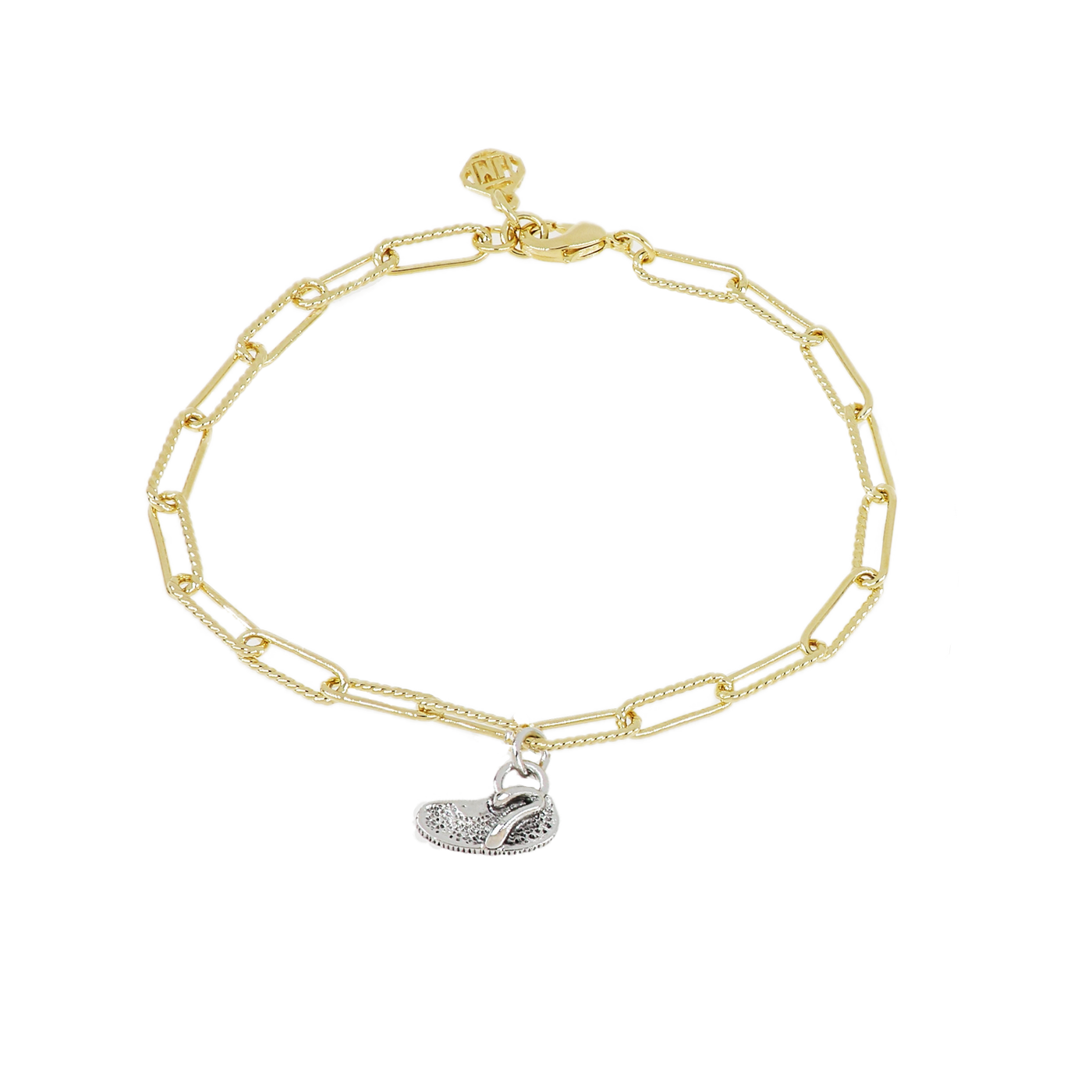 Diamante - Flip Flop Charm Bracelet