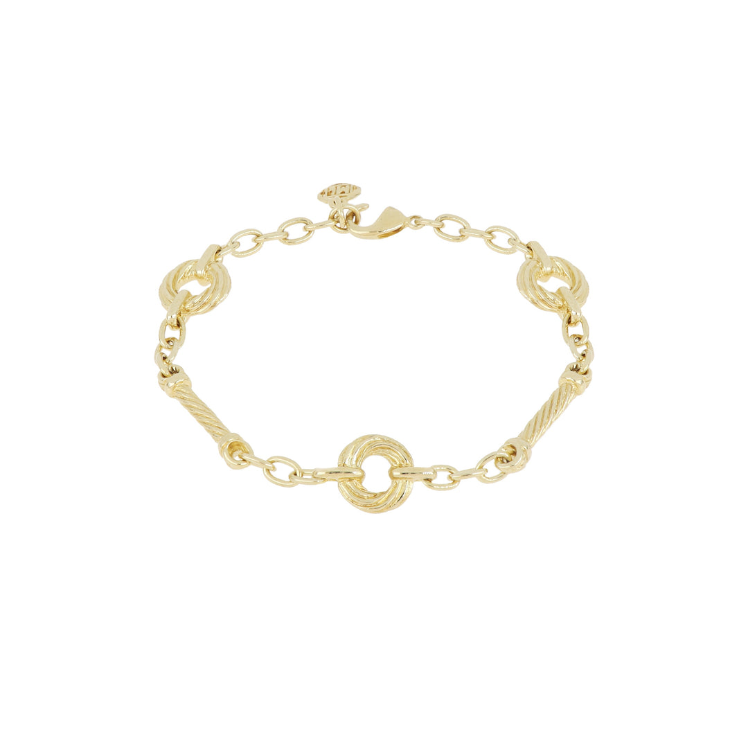 Cordão Collection - 3 Circle Link Bracelet