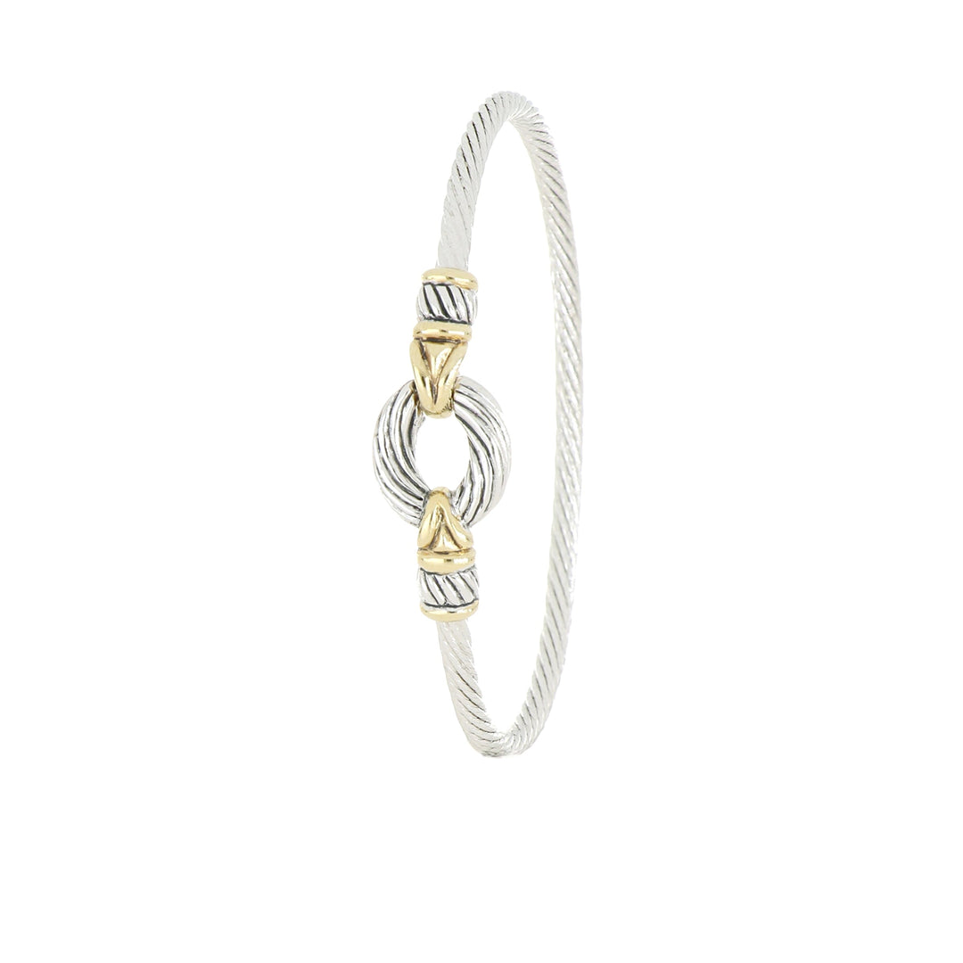 Cordão Collection - Single Wire Two-Tone Bracelet