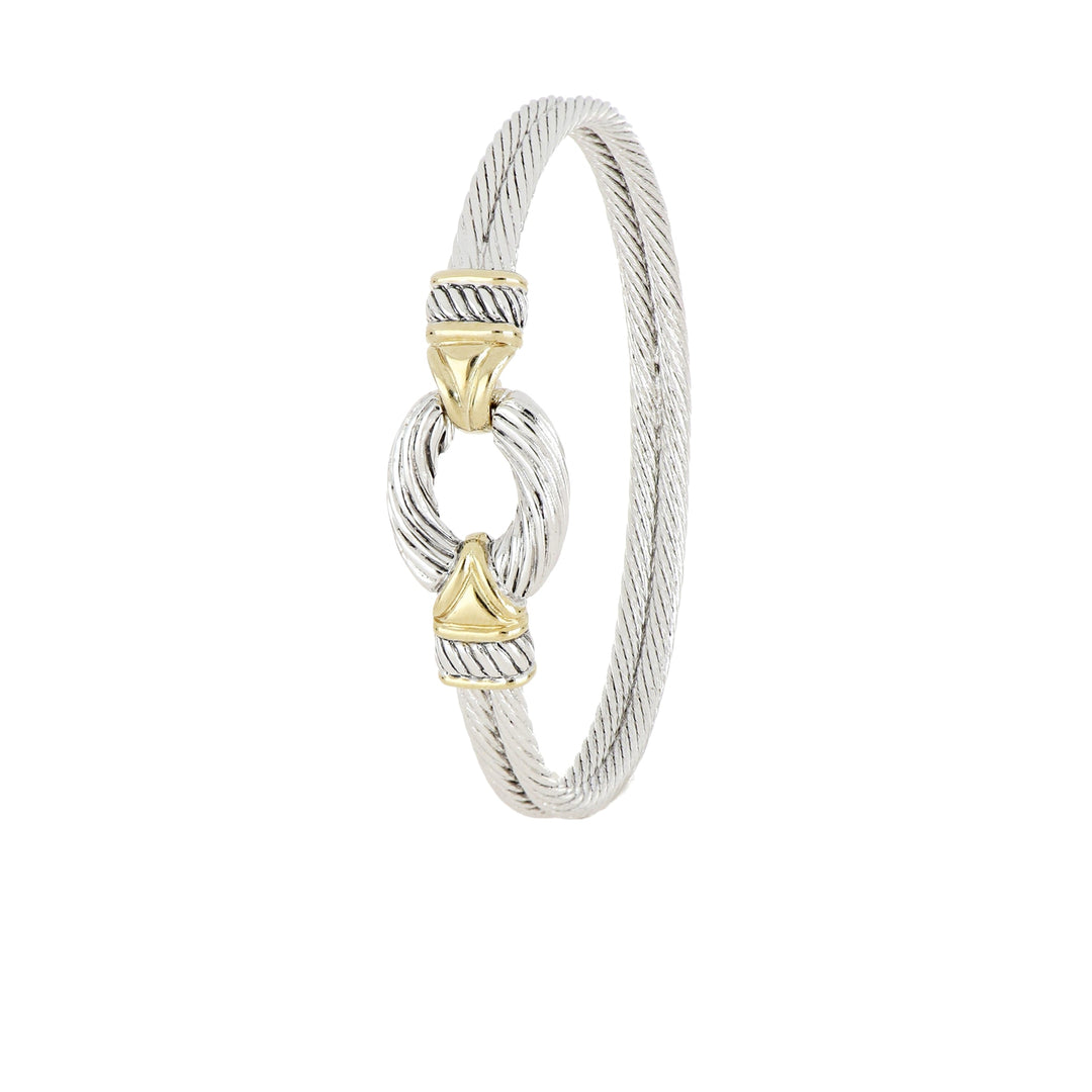 Cordão Collection - Double Wire Two-Tone Bracelet