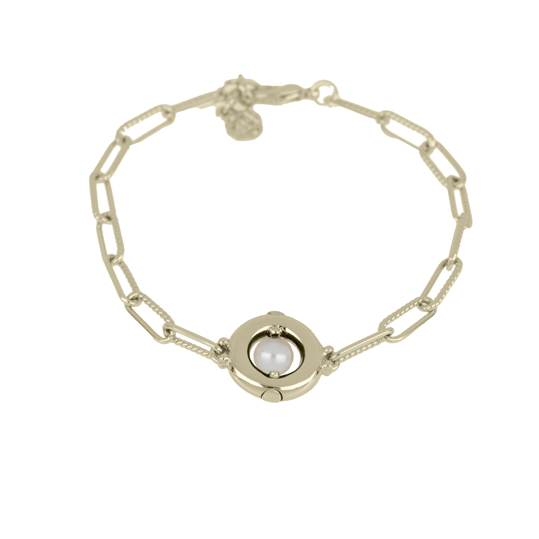 Diamante - Bracelet with Pearl Inset