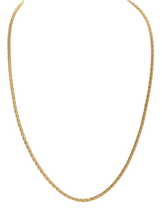 Thin Nouveau Chain in Gold