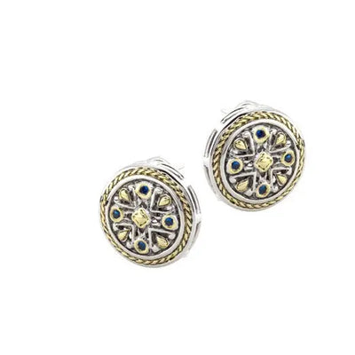 *Retired* Filigree September Birthstone Post with Clip Earrings