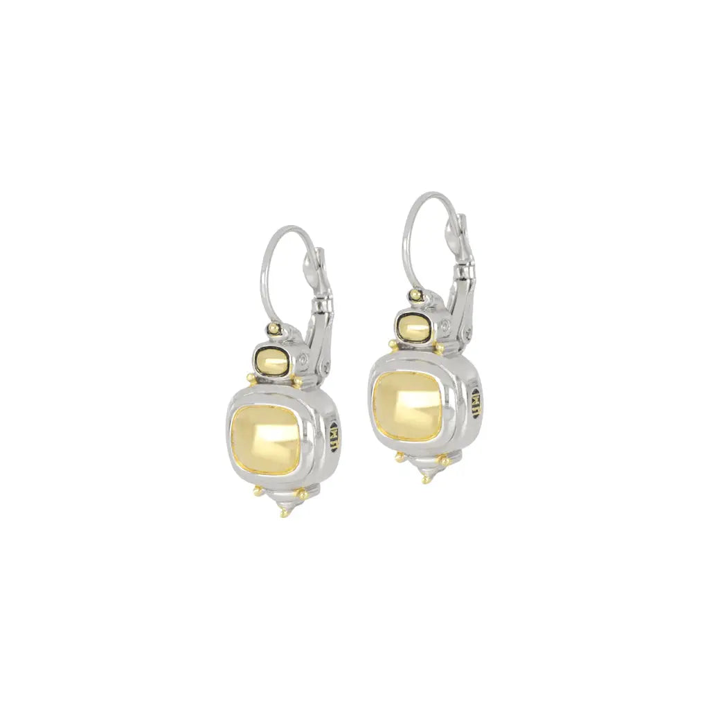 Nouveau Gold Dome French Wire Earrings