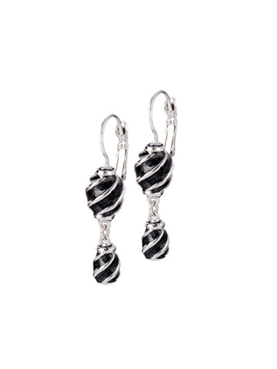 *Retired* Ocean Images Black Seas Collection French Wire Drop Earrings