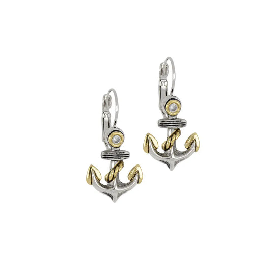 Ocean Images Seaside Collection Anchor Earrings - John Medeiros Jewelry Collections