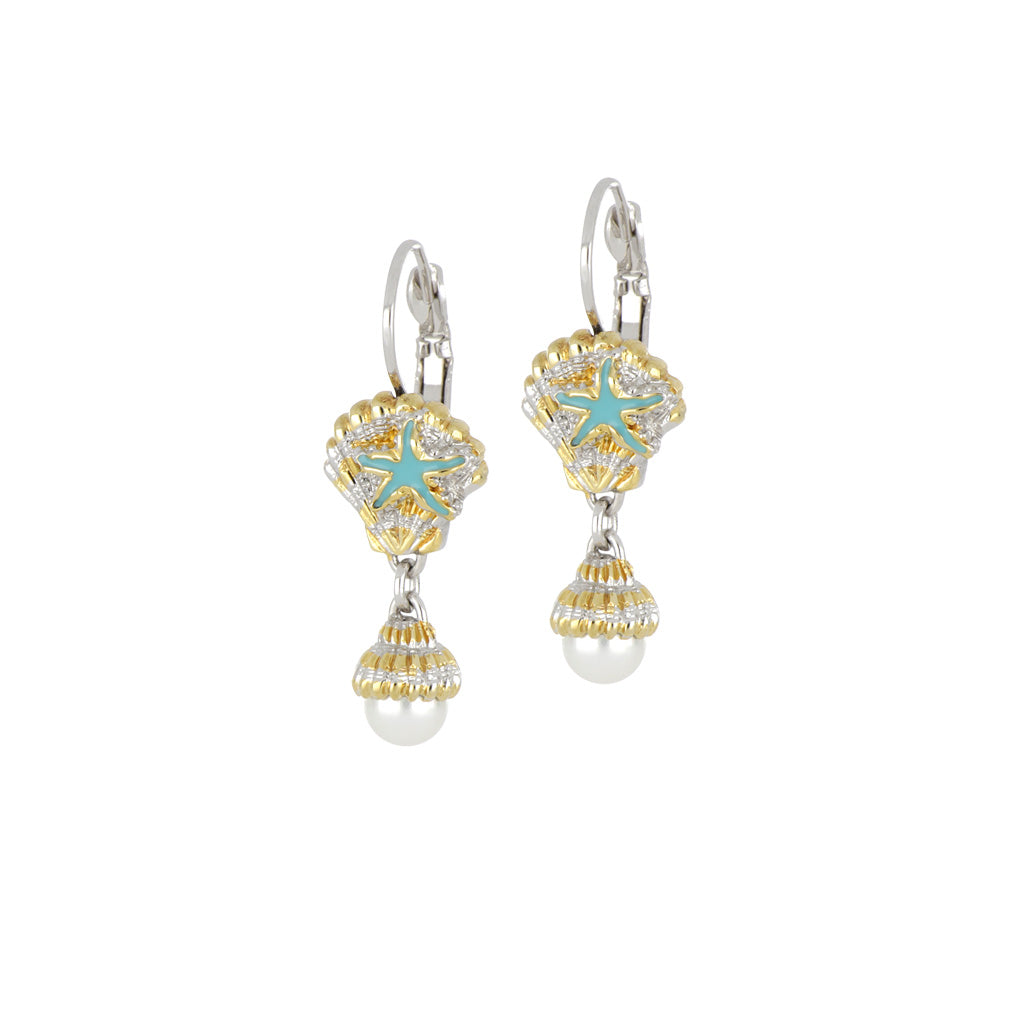 Caraíba Collection Shell French Wire Earrings