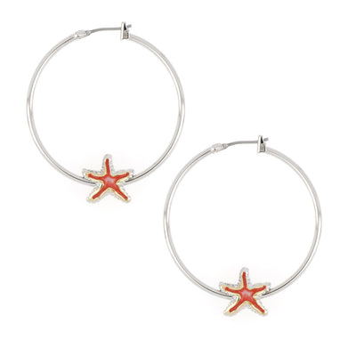 Caraíba Collection Starfish Hoop Earrings