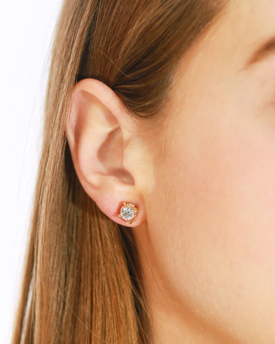 Diamante - 1 Carat Stud Earrings