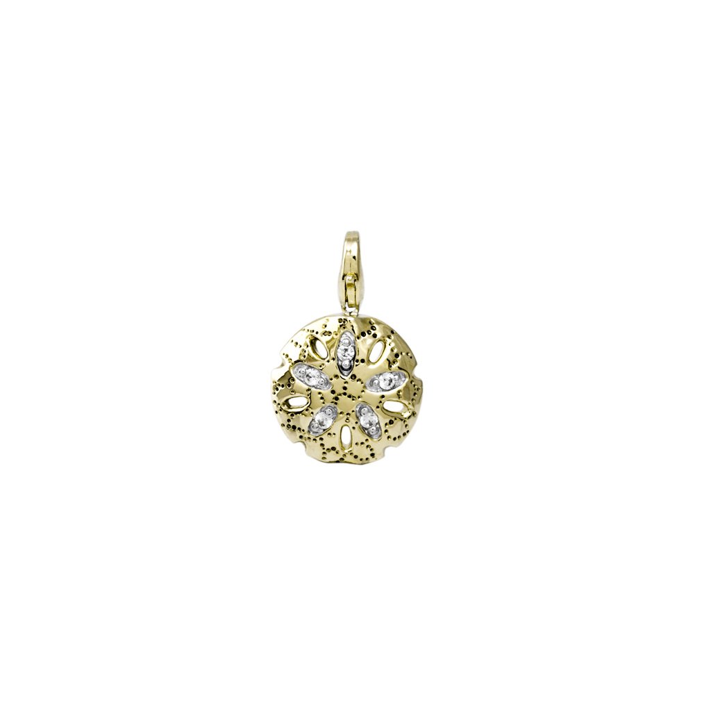 Seaside Sand Dollar Clip Charm - John Medeiros Jewelry Collections