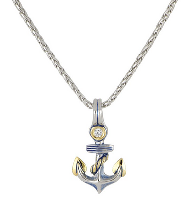 Ocean Images Seaside Collection Little Inspirations Anchor SLIDER Charm - John Medeiros Jewelry Collections