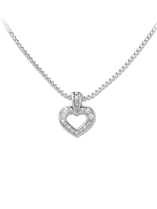 Heart Collection Two Hearts Inseparable Slider with Chain - John Medeiros Jewelry Collections
