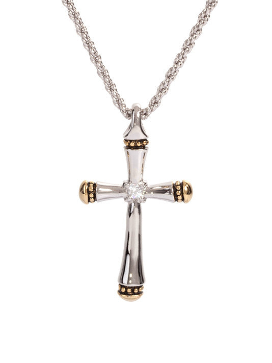 Canias Collection Single Row Cross with Chain