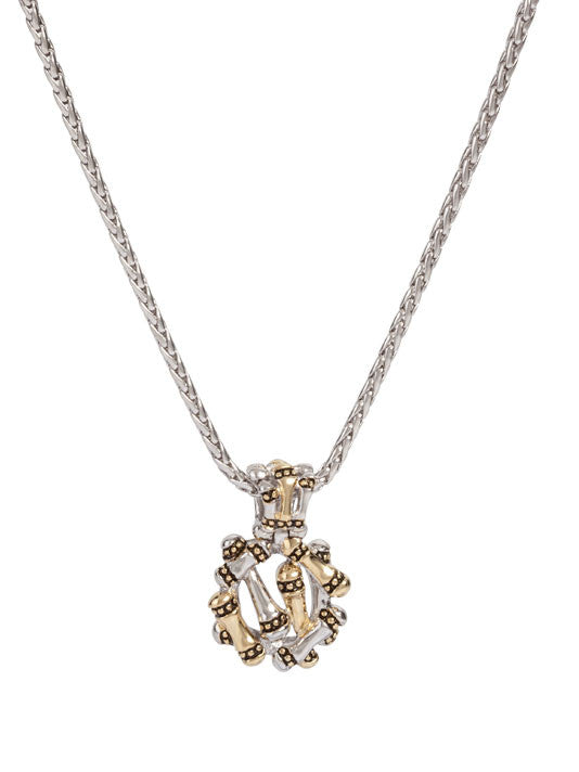 Canias Collection Round Pendant with Chain