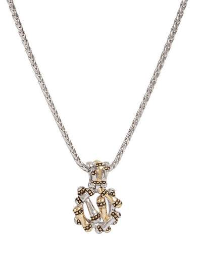 Canias Collection Round Pendant with Chain