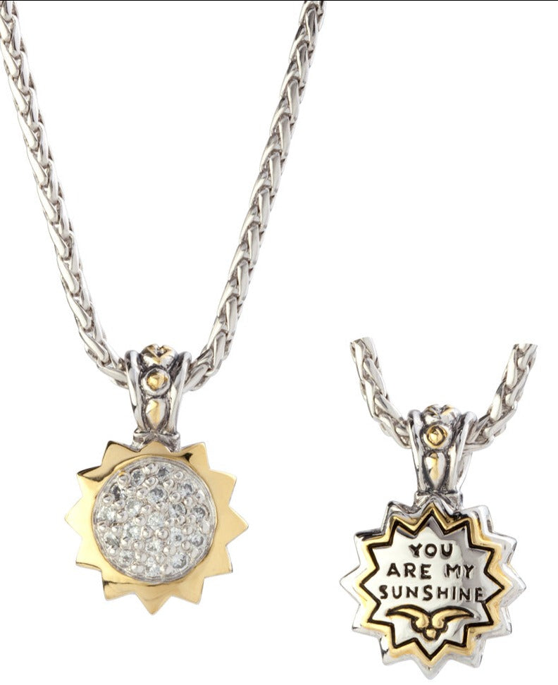 You Are My Sunshine Star Slider Necklace