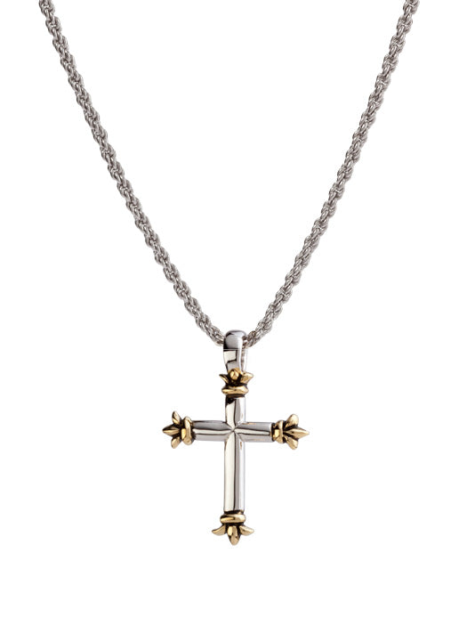 Crown Point Cross Necklace