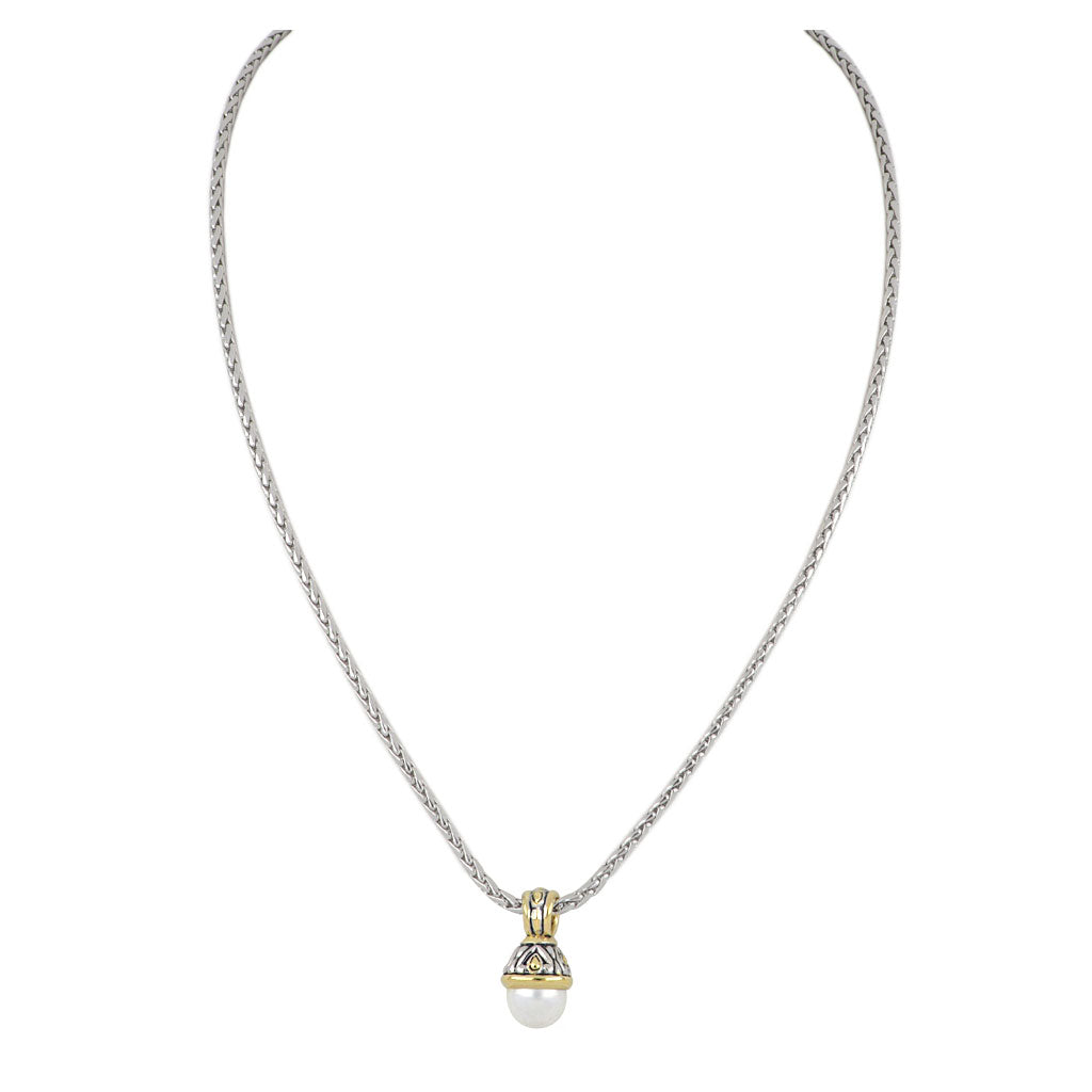 Ocean Images Collection - Small 10mm Pearl Slider Necklace – John ...