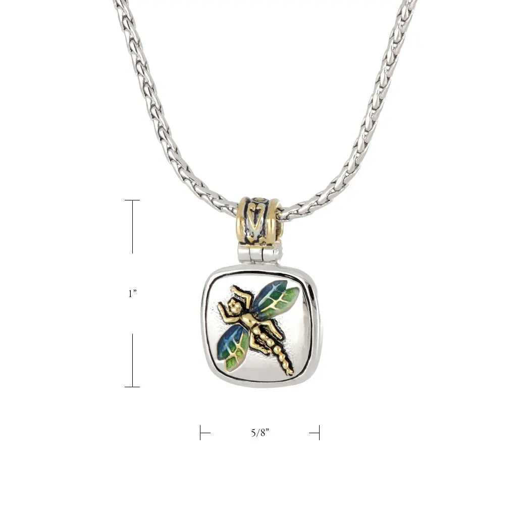 Celebration Memories Dragon Fly Pendant Necklace