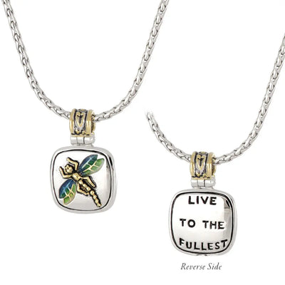 Celebration Memories Dragon Fly Pendant Necklace