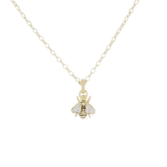20th Anniversary Collection - Gold Queen Bee Necklace