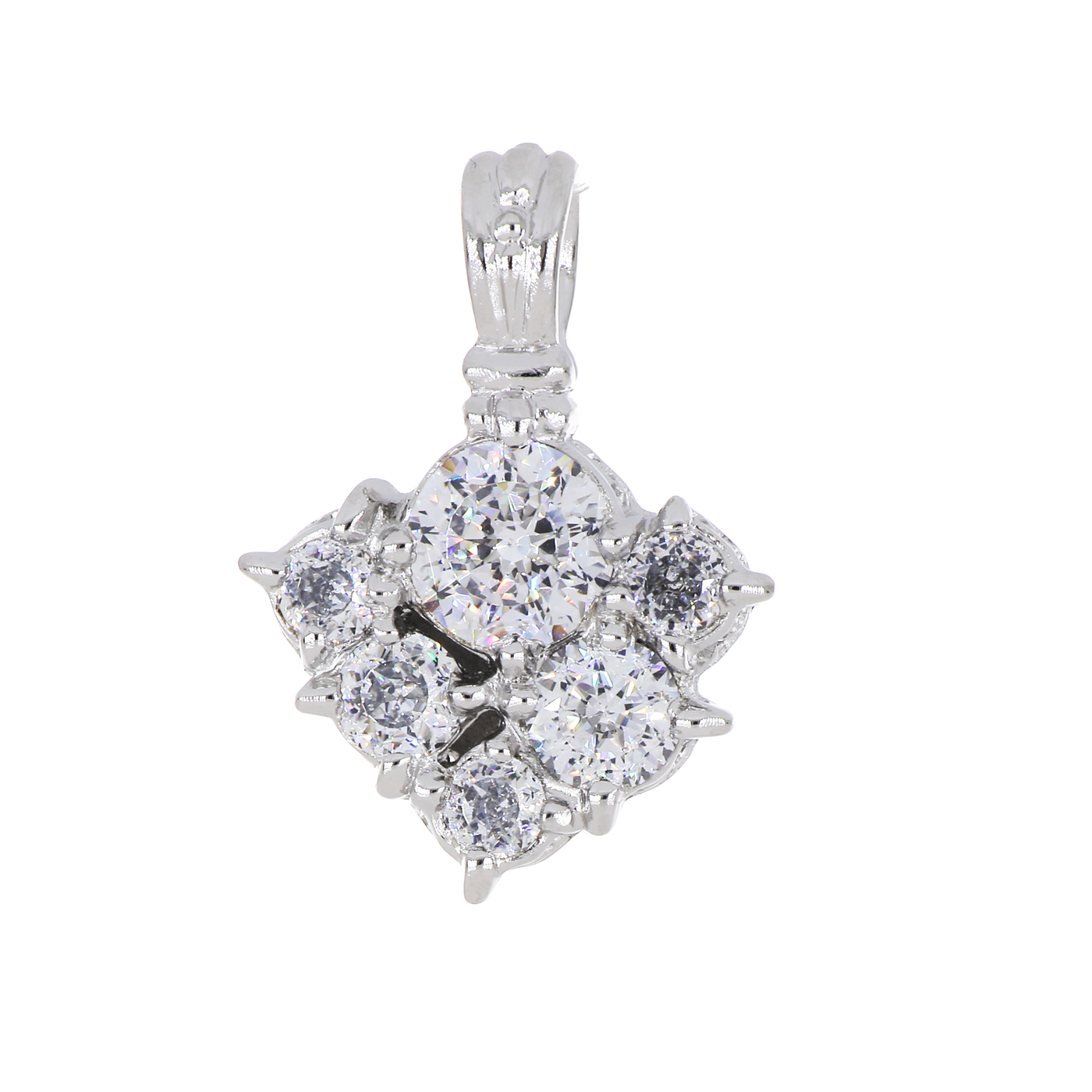 Diamante Cluster 104 - 6 Stone Pendant