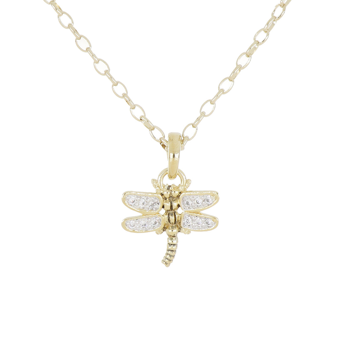 20th Anniversary Dragonfly Necklace Zoomed