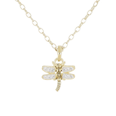 20th Anniversary Dragonfly Necklace Zoomed