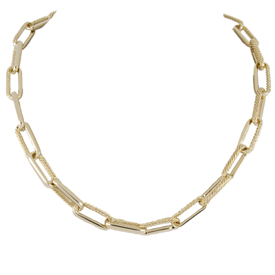 Diamante Corrente - Toggle Links Necklace