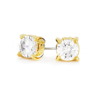 Diamante - 4 Carat Stud Earrings