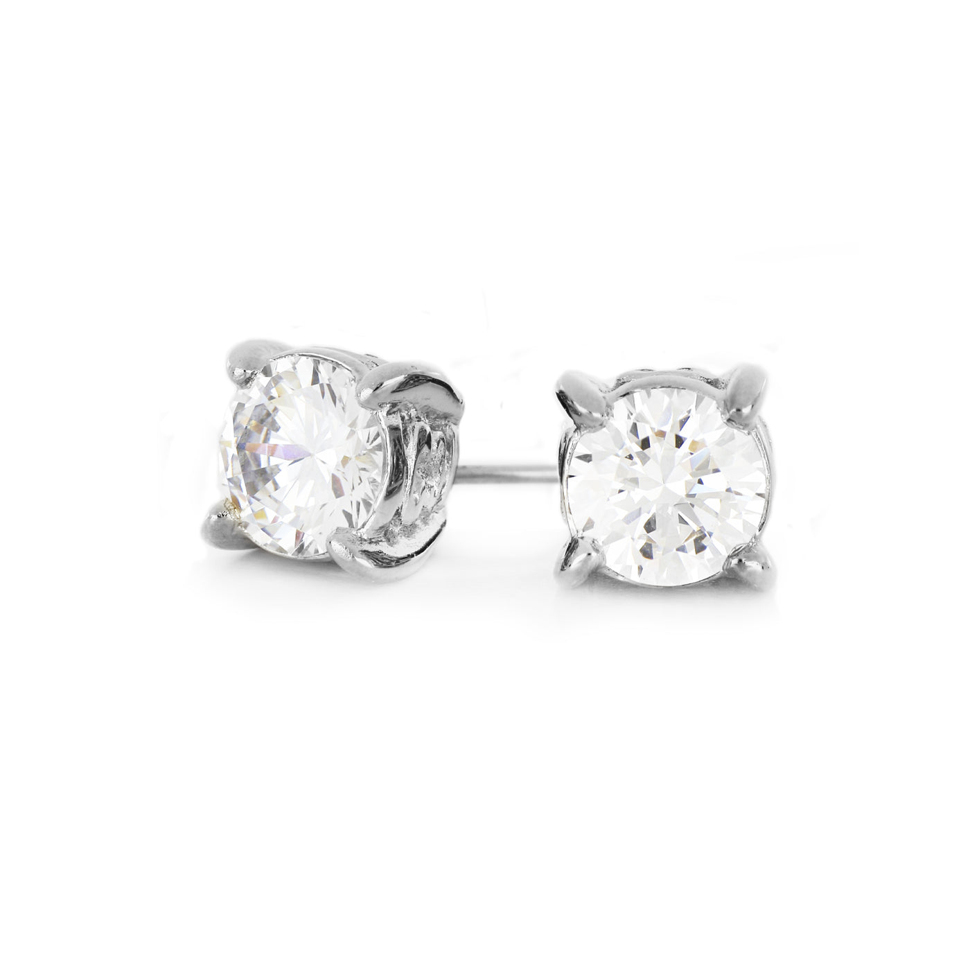 Diamante - 4 Carat Stud Earrings
