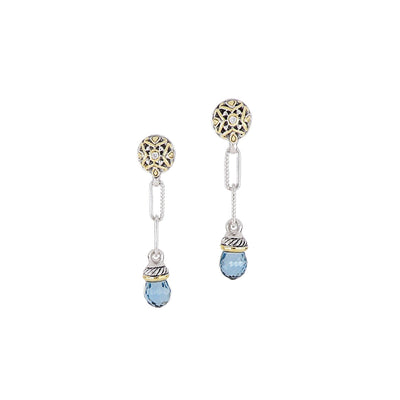 Diamante Briolette - Drop Earrings