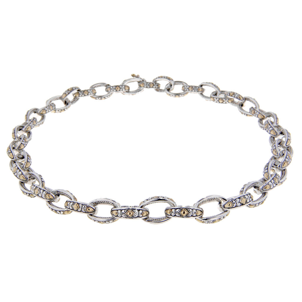 Oval Link Collection - Two-Tone Necklace – John Medeiros Jewelry ...