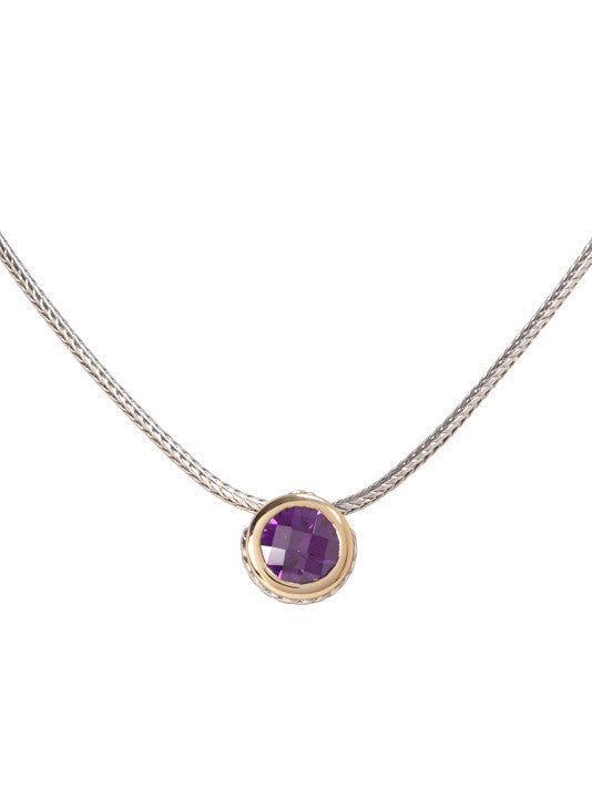 Oval Link Collection CZ Solitaire Necklace