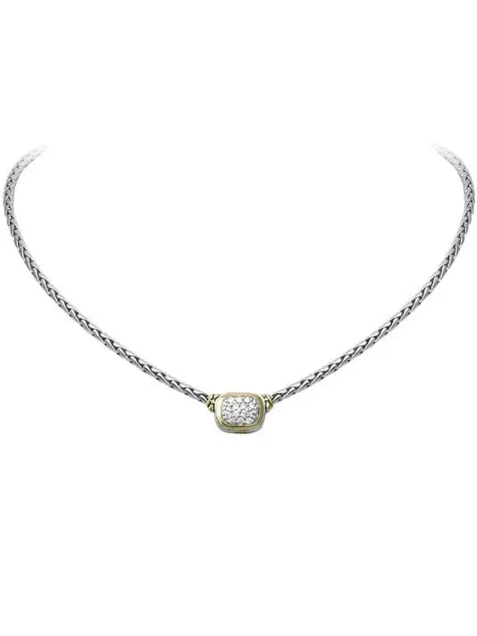 Nouveau CZ Single Strand Necklace