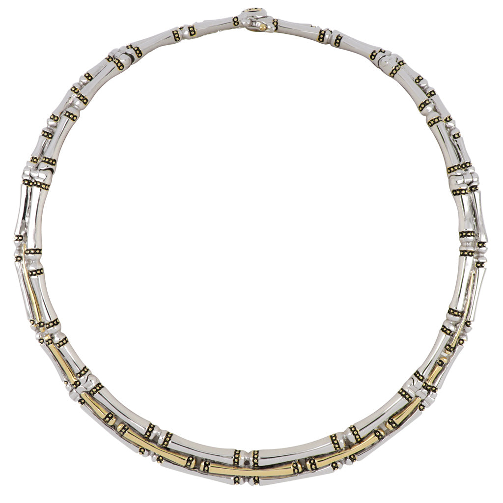 Canias Original Collection Three Row Necklace