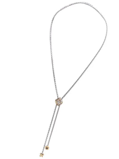 Viana Filigree Heart Adjustable Necklace