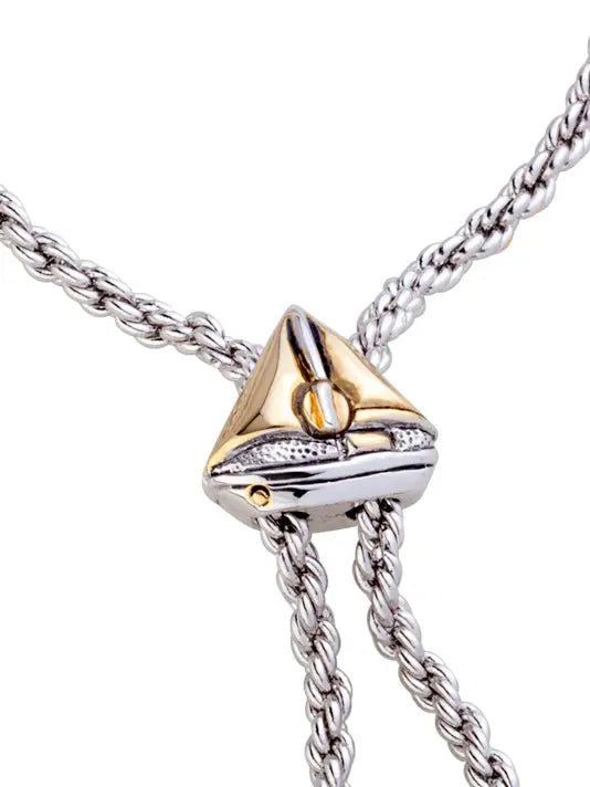 Celebration Sailboat 32" Adjustable Bolo Necklace